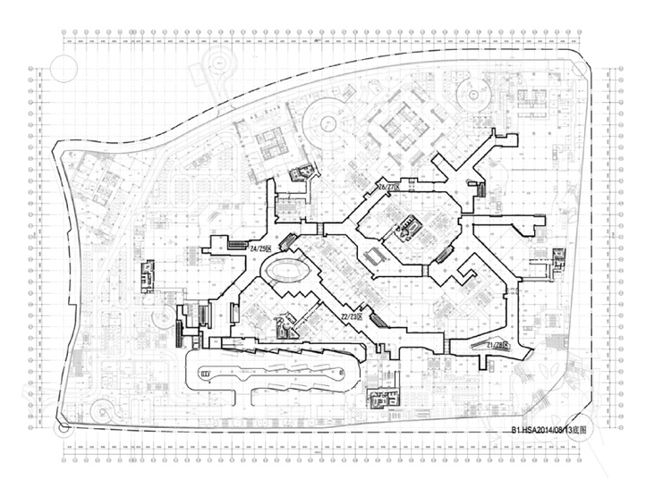 东莞民盈·国贸商业丨CAD施工图丨762M