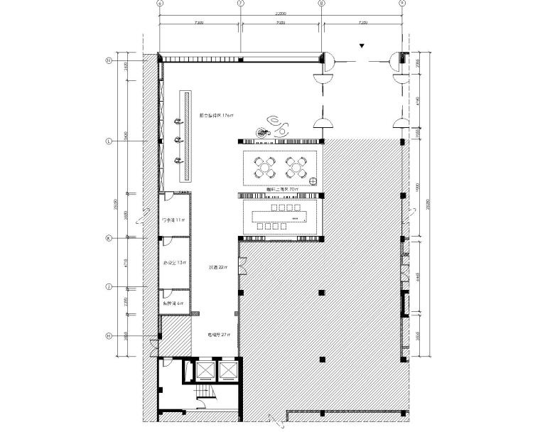 上海虹桥吴中路全季酒店公区CAD施工图+效果图+材料表