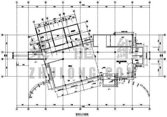 上海某钢结构售楼处全套建筑图